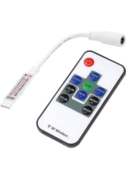 5 Volt - 24 Volt Mini Kumandalı Rgb Kontrol Devresi (5067)