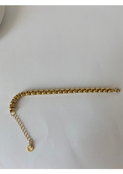 Çelik Kuyumcu Model Çizgili Gold Bileklik modelleri