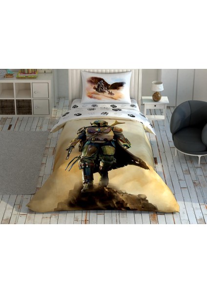 Tek Kişilik Nevresim Takımı Mandalorian Dust Cloud