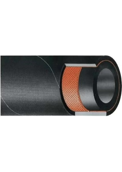 Hidrolik Tekstil Örgülü Hortum R6 - 12.7mm 1/2 (Lisinya)