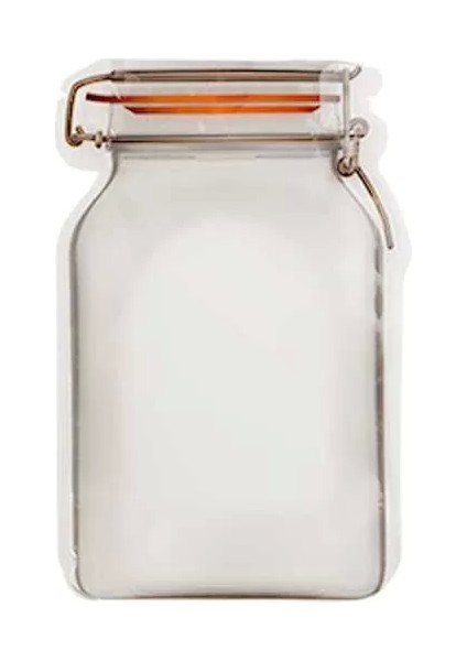 Kavanoz Kesim Kilitli Doypack 15, 5X22 cm - 50 Adet