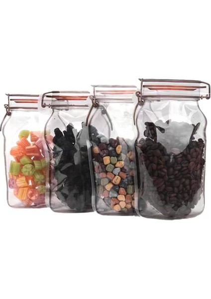 Kavanoz Kesim Kilitli Doypack 15, 5X22 cm - 50 Adet fiyatları