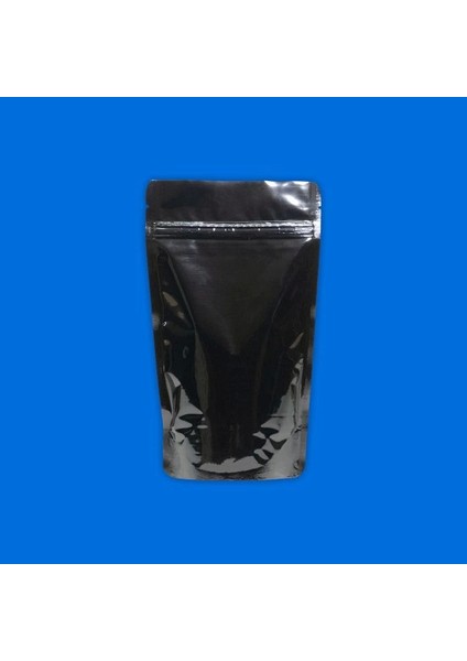 Parlak Siyah Alüminyum Doypack (16X27) 250 Adet