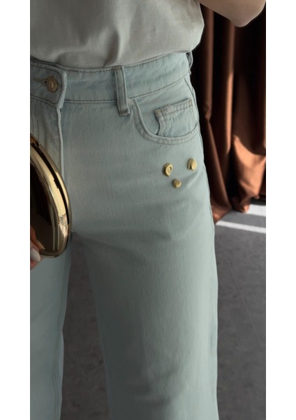 Gold Midye Açık Jean