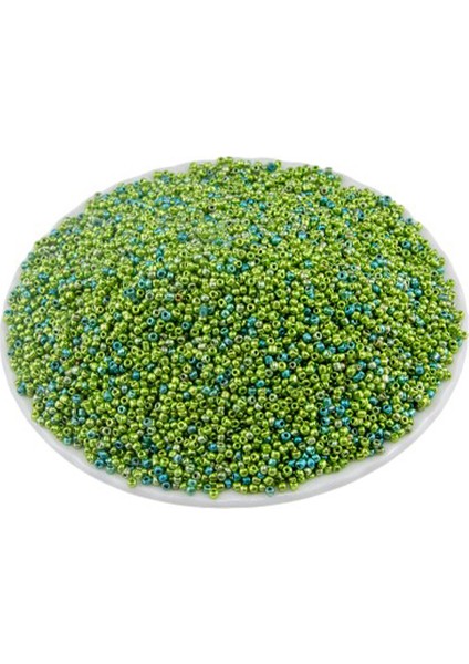 Koyu Kaplama Yeşil (11/0) 2 mm Kum Boncuğu 100 gr