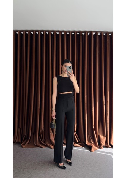 Çımalı Siyah Pantolon fiyatları