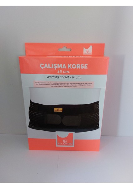 Çalışma Korsesi 16 cm Standart
