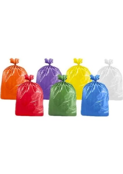 Çöp Torbası Büzgülü Lavanta Kokulu Büyük Boy 7 Li 65 x 70 cm x 15 Paket