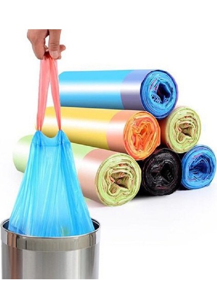 Çöp Torbası Büzgülü Lavanta Kokulu Büyük Boy 7 Li 65 x 70 cm x 15 Paket