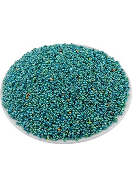 Kaplama Turkuaz (11/0) 2 mm Kum Boncuğu 100 gr