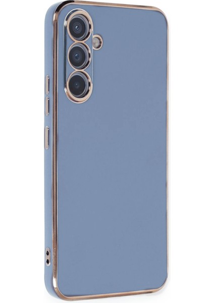 Samsung Galaxy A54 Kılıf Kenar Detaylı Yumuşak Parlak Silikon
