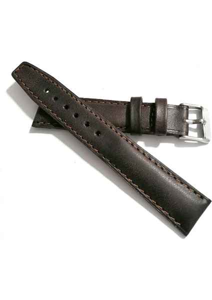 Her Saate Uygun 18 mm Hakiki Dana Derisi ( 263) Koyu Kahve
