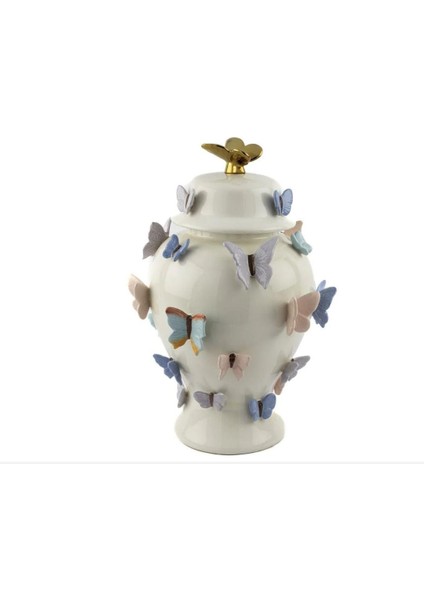 Kelebekli Kapaklı Küp 31X46CM P068.102040
