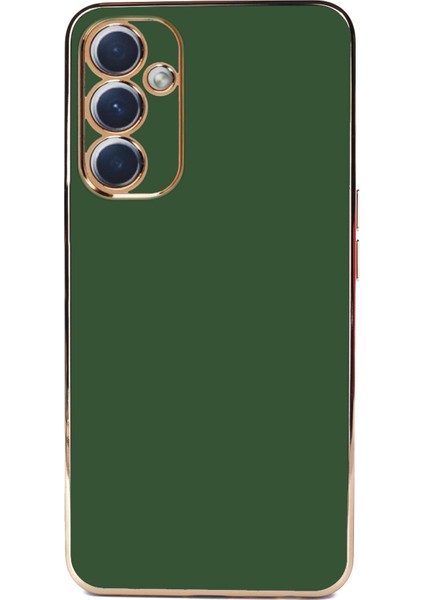 Samsung Galaxy A55 Kılıf Kenar Detaylı Yumuşak Parlak Silikon