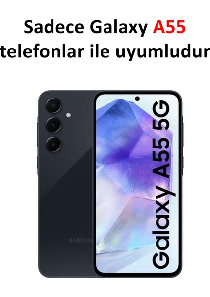 Samsung Galaxy A55 Kılıf Kenar Detaylı Yumuşak Parlak Silikon modelleri