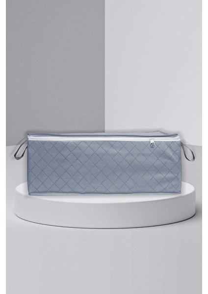 8 Adet - Kapitoneli Büyük Boy Baza Altı ve Çekyat Tipi Hurç 60 x 40 x 22 (Antrasit) modelleri