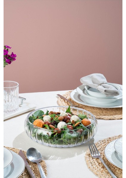 Selen Concept El Yapımı Büyük Boy Cam Salata Kasesi fiyatları