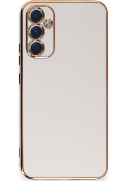 Samsung Galaxy A34 Kılıf Kenar Detaylı Yumuşak Parlak Silikon