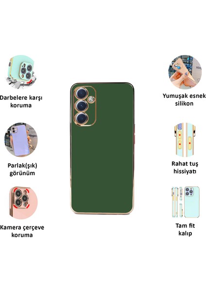 Samsung Galaxy A34 Kılıf Kenar Detaylı Yumuşak Parlak Silikon fiyatları