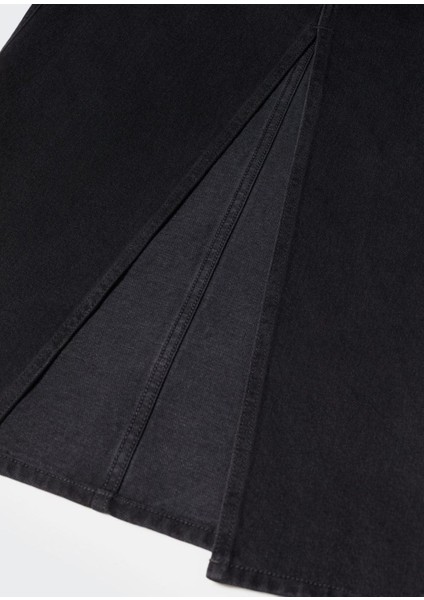 Yırtmaçlı Denim Etek indirimleri