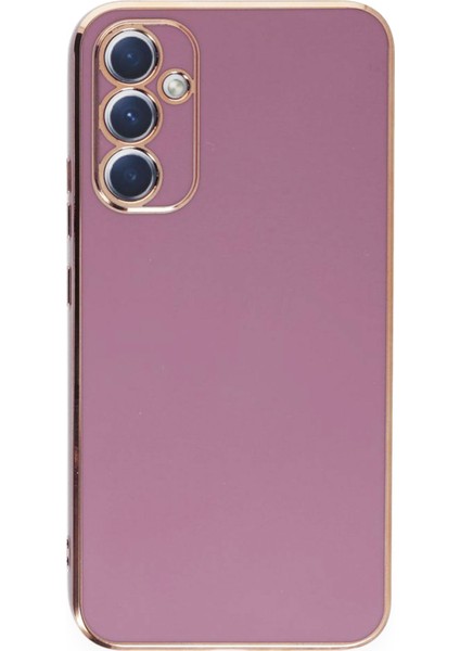Samsung Galaxy A35 Kılıf Kenar Detaylı Yumuşak Parlak Silikon
