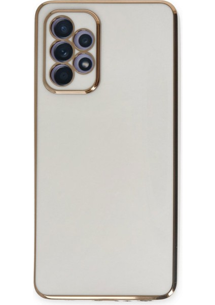 Samsung Galaxy A72 Kılıf Kenar Detaylı Yumuşak Parlak Silikon