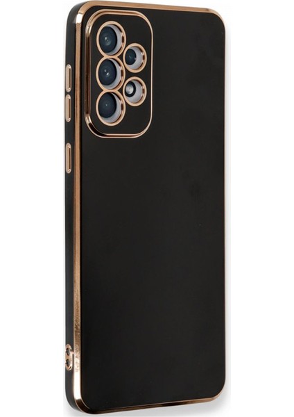 Samsung Galaxy A73 Kılıf Kenar Detaylı Yumuşak Parlak Silikon