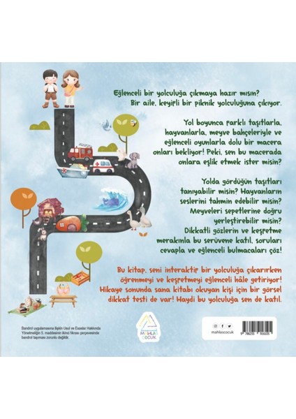 Yolda Sıkılırsan Etkileşimli Hikaye Kitabım modelleri