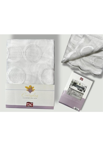 Desenli Jakar Kare Masa Örtüsü 150X 150 Ölçü