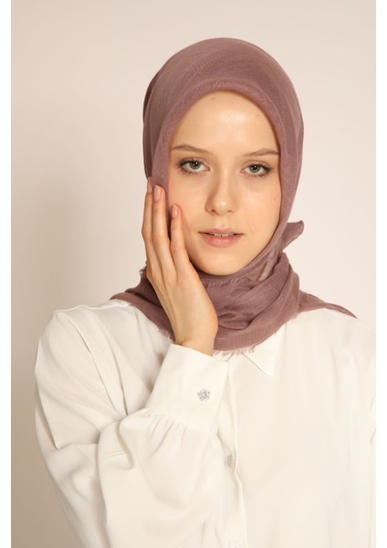 Flamlı Pamuklu Düz Renk Soft Eşarp – Terletmeyen, Kaymaz, Mevsimlik Rahat Kullanım