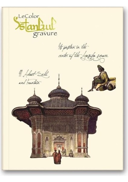 Color Istanbul Gravür Mini Journal Çizgili Ayasofya