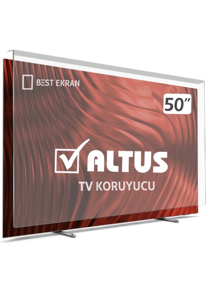 Altus 50" inç 127 Ekran Tv Ekran Koruyucu