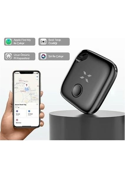 Takip Cihazı, Konum Bulma, Bluetooth, Mobil Uygulama ile Kontrol (Apple Bul Ie Entegrasyonludur)