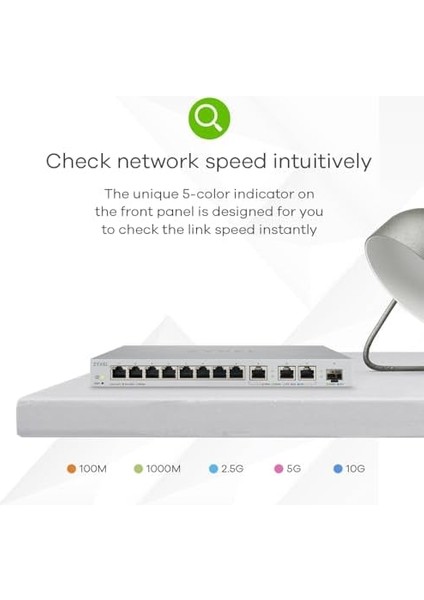12 Bağlantı Noktalı Web Managed Multi Gigabit Switch | 3x 10G ve 1x 10G Sfp+