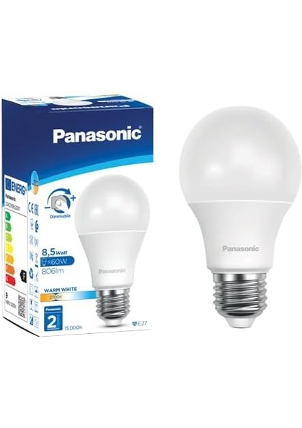 E27 LED Dim Lamba 8.5W 806LM 2700K