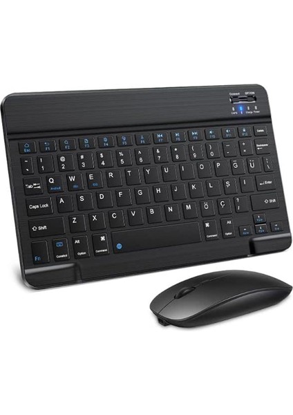 Bluetooth Kablosuz Ingilizce Şarjlı Klananye Alüminyum Alışım Bluetooth Mini Mouse Süper Hafif Taşınabillir Bluetooth Eşleştirmeli Midi Klananye 25CM x 15CM, Coverzone