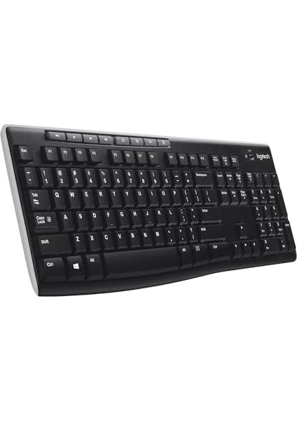 K270 Kablosuz Klavye, Tuş Takımı, Sıvı Dökülmesine Dayanıklı, 10 M Kullanım Mesafesi, Türkçe Q Klavye, Siyah fiyatları