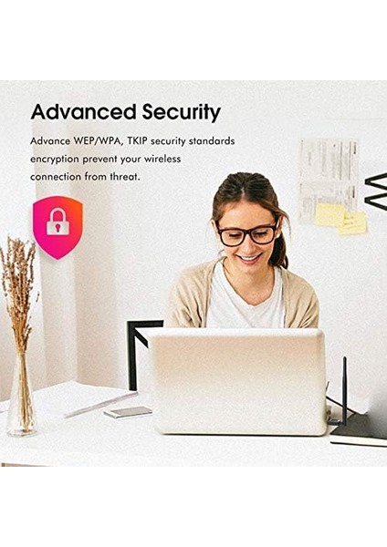 Pc Için USB Wifi Adaptörü, Masaüstü Dongle High Gain 6dbi Anten Desteği, Masaüstü Dizüstü Bilgisayar Desteği, Windows 10/8/7/xp/vista, Mac 10.6-10.11 ile Uyumlu