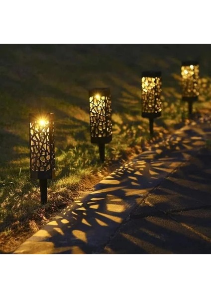 2 Li Set Güneş Enerjili Solar Yürüyüş Yolu, Güneş LED Işıkları Gün Işığı Açık Bahçe Dekoratif Güneş Enerjisi Işıkları Suya Dayanıklı Solar Veranda Çim Driveway Peyzaj Süslemeleri Için Peyzaj Işıkları