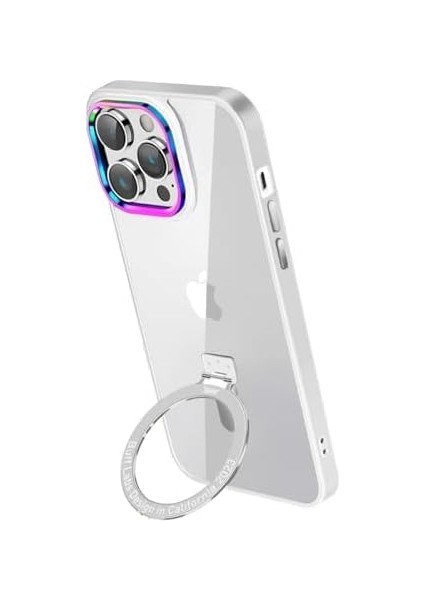 Labs iPhone 15 Pro Max Ile Uyumlu Bumpermag Kılıf (Beyaz)
