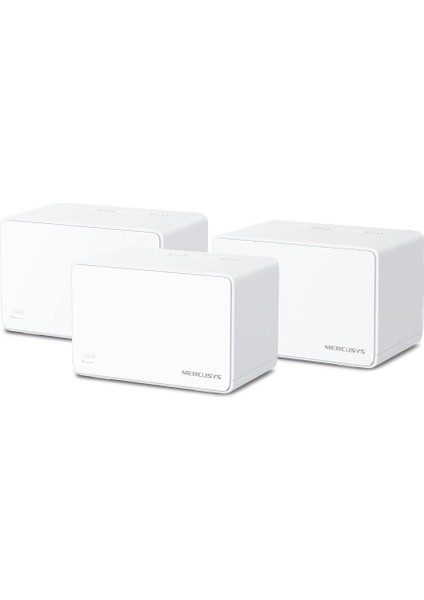 Halo H80X(3-PACK), AX3000MBPS, Dual-Band, Gigabit Portları, 150'YE Kadar Cihaz Bağlanabilir, 650 M²'ye Kadar Kapsama, Akıllı Bağlantı, Mobil Uygulama ile Kolay Kurulum, Wi-Fi 6 Mesh Sistemi