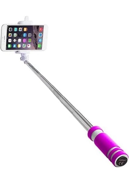 AD-S30 Kablolu Pembe Kablolu Selfi Çubuğu