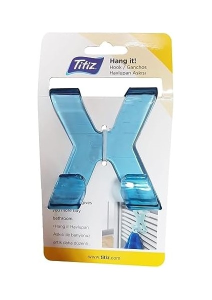 It Pratik Kolay Taşımabilir Havlupan 2 Kancalı Banyo Askısı