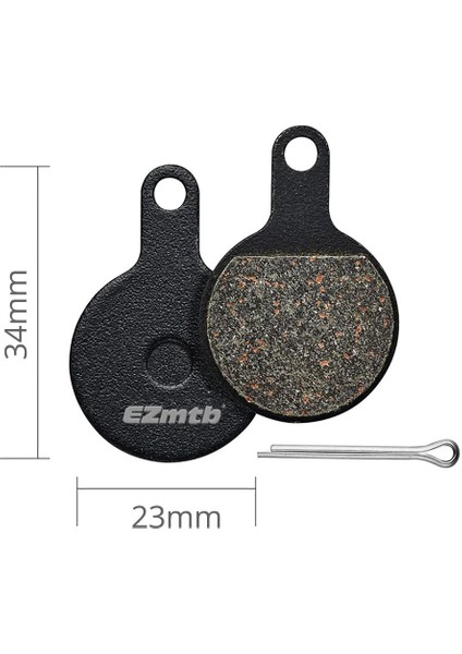 Bike And Art Ezmtb Tektro Iox Novela Fren Balatası - BP1023 Ezmtb, Yarı-Metal, Kartlı fiyatları