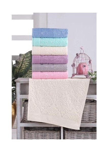 Tekstil Soft | 6'lı 50X90 cm El&yüz Havlu Seti Renkli