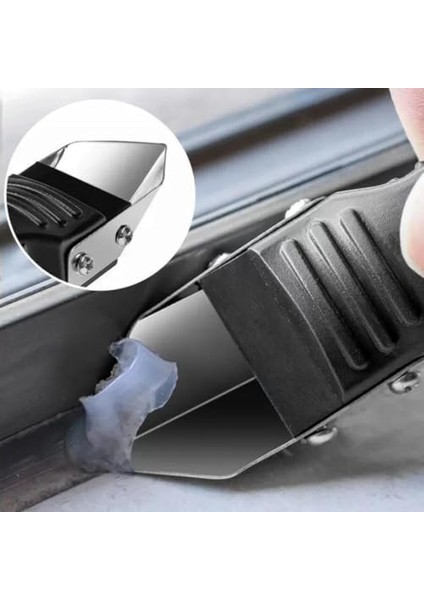 Fayans Derz Temizleyici Silikon Kazıyıcı ve Slikon, Derz,alçı Sürme Aparatı 3 Ü 1 Arada Sıyırıcı ve Uygulayıcı Aparat
