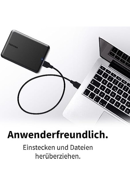 Canvio Partner 1 Tb Taşınabilir 2, 5 Inç Harici Hdd, USB 3.2 Gen 1, Mac ve Windows ile Uyumlu, USB ile Çalışır