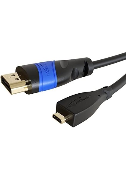 - 5m - Micro-Hdmı Kablosu (Hdmı - Micro-Hdmı, Iki Yönlü - Ultra Hd Için 4 K @ 60Hz - Ethernet ile Yüksek Hız - Tabletler/kameralar/raspberry Pi Için, Siyah)