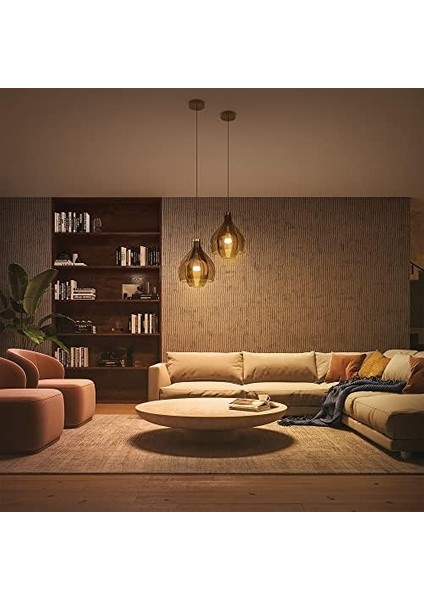 Hue Wa 8-75 W Beyaz Ambiyans Akıllı LED Ampul Başlangıç Seti, 3'lü, Kumandalı, E27, Bluetooth Özellikli