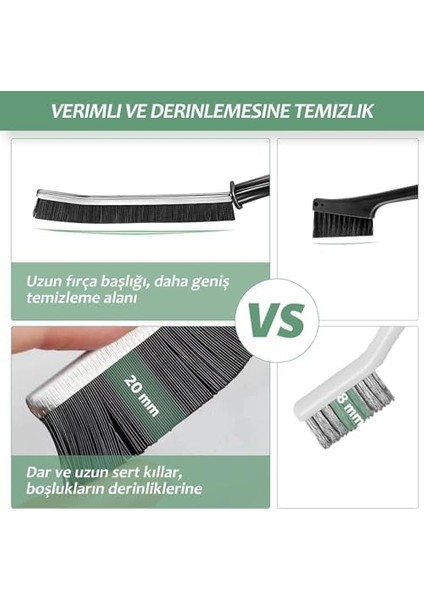 Çok Amaçlı Multi Ince Temizlik Fırçası Derz Arası Mutfak Banyo Lavabo Detay Temizleme Fırçası